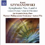 Pochette Symphonies nos. 1 and 4 / Concert Overture / Study in B-flat minor