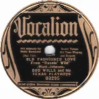 Pochette Old Fashioned Love / Oklahoma Rag