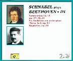 Pochette Schnabel plays Beethoven III