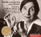 Pochette Wanda Landowska joue Mozart