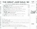 Pochette Great Jazz Gala '80