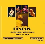 Pochette 1976‐04‐15: Music Hall, Cleveland, OH, USA
