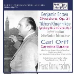 Pochette Britten: Diversions, op. 21 / Khrennikov: Symphony no. 2 in C minor, op. 9 / Orff: Carmina Burana