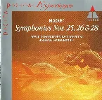 Pochette Symphonies nos. 25, 26 & 28