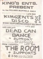 Pochette 1984-10-19: Nelson Mandela Hall, King's College, London, UK