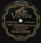 Pochette I Keep Remembering / When You Were the Blossom of Buttercup Lane