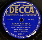Pochette Heart and Soul / While a Cigarette Was Burning