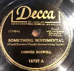 Pochette Something Sentimental / But I Did