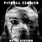 Pochette Pitbull Terrier (Metal Version)