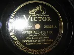 Pochette After All / Blue Rain