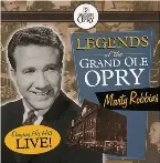 Pochette Legends of the Grand Ole Opry: Marty Robbins Singing His Hits Live!
