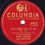Pochette These Things You Left Me / Yes, My Darling Daughter