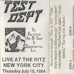 Pochette Live At The Ritz - New York July 1984