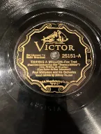 Pochette Thanks a Million / I’m Sittin’ High on a Hilltop