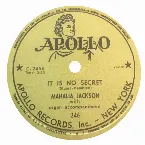 Pochette It Is No Secret / His Eye Is on the Sparrow