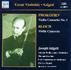 Pochette Prokofiev: Violin Concerto no. 1 / Bloch: Violin Concerto