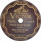 Pochette Stole Rider Blues / Mr. McTell Got the Blues