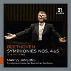 Pochette Beethoven: Symphonies nos. 4 & 5 / Šerkšnytė: "Fires"