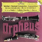 Pochette Weber: Clarinet Concertos / Concertino / Rossini: Introduction, Theme & Variations