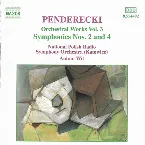 Pochette Orchestral Works, Volume 3: Symphonies nos. 2 and 4
