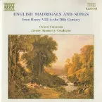 Pochette English Madrigals and Songs