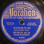 Pochette Dedicated to You / Bleeding Hearted Blues