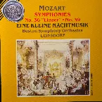 Pochette Symphonies no. 36 "Linzer" / no. 39 / Eine Kleine Nachtmusik