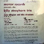 Pochette Mercer Records Presents the Billy Strayhorn Trio