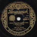 Pochette I Don't Want Sympathy, I Want Love / Ev'ry Night About This Time