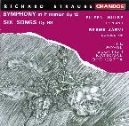 Pochette Symphony in F minor, op. 12 / Six Songs, op. 68