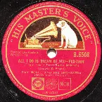 Pochette All I Do Is Dream of You / Remember Me