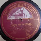 Pochette Thanks for Ev'rything / It Had to Be You