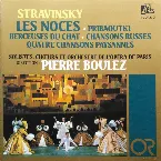 Pochette Stravinsky: Les Noces / Pribaoutki / Berceuses du Chat / Chansons Russes / Quatre Chansons Paysannes