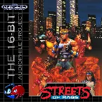 Pochette Streets of Rage (Genesis / Mega Drive)
