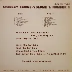 Pochette Stanley Series, Vol. 1 No. 1
