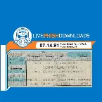 Pochette 1991-07-14: Townshend Family Park, Townshend, VT, USA