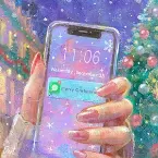 Pochette Christmas Text