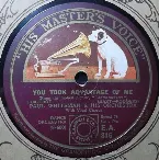 Pochette You Took Advantage of Me / Moonlight on the Colorado