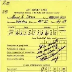 Pochette Report Card