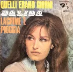 Pochette Quelli erano giorni / Lacrime e pioggia