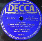 Pochette Cash for Your Trash / I Never Knew