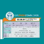 Pochette 1991-03-08: College Station Theater, Tuscaloosa, AL, USA