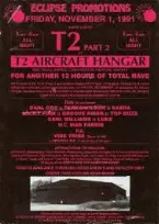 Pochette DJ Sasha & Carl Williams @ The Eclipse T2 Aircraft Hanger (Part 2), Thetford, Norfolk, 1st Nov 91