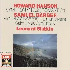 Pochette Hanson: Symphony no. 2 "Romantic" / Barber: Concerto for Violin and Orchestra