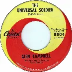 Pochette The Universal Soldier / Spanish Shades