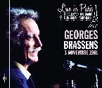 Pochette Live in Paris: Georges Brassens, 3 novembre 1961