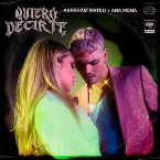 Pochette Quiero decirte