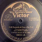 Pochette It All Depends on You / That Saxophone Waltz