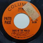 Pochette Days of the Waltz / Don’t You Pass Me By
