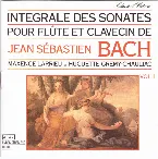 Pochette Intégrale des Sonates pour Flûte et Clavecin